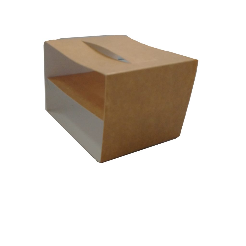Double stack pack - kraft - breaded - Foundation Packaging